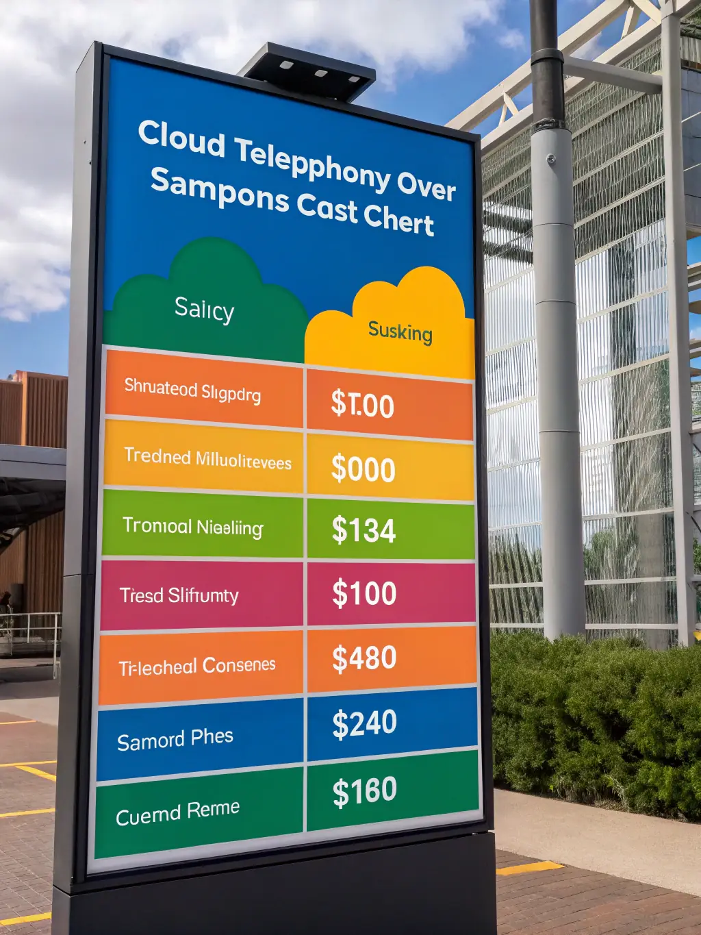 A comparison chart showing the cost savings of cloud telephony versus traditional systems, highlighting reduced hardware and maintenance expenses with Educronix.